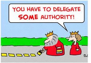 delegation authority cartoon